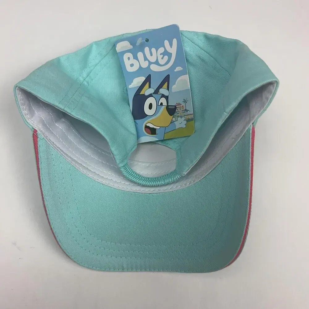 Bluey Baseball Hat 24M-3TM Light Blue Bingo Balloon Graphic Cotton Cap